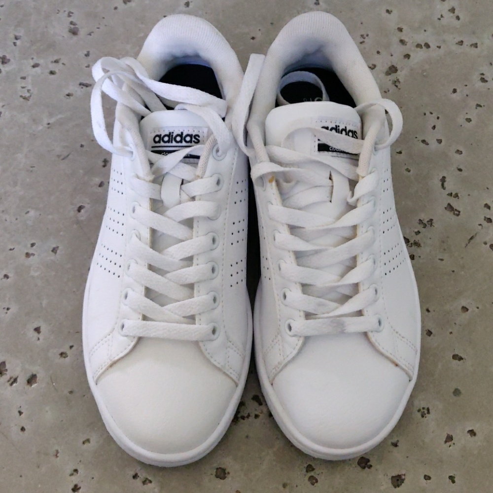Adidas cloudfoam white  sneakers